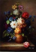 unknow artist Floral, beautiful classical still life of flowers.087 Germany oil painting artist